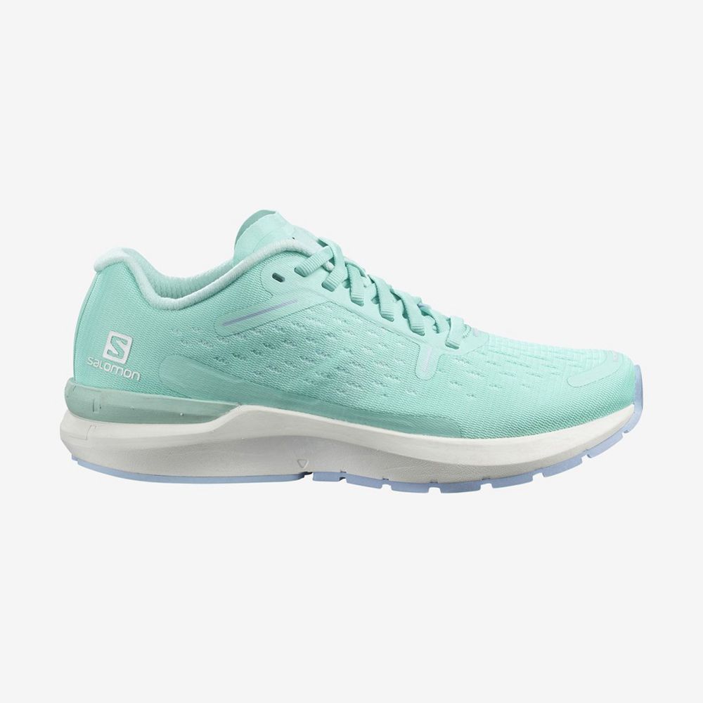 Salomon Singapore Womens Road Running Shoes - SONIC 4 BALANCE Turquoise | 37645-AICE